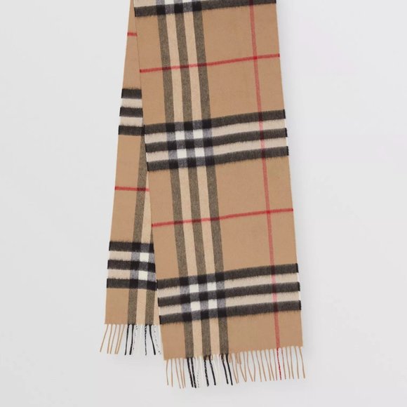 Burberry Check Cashmere Scarf - Picture 1 of 6